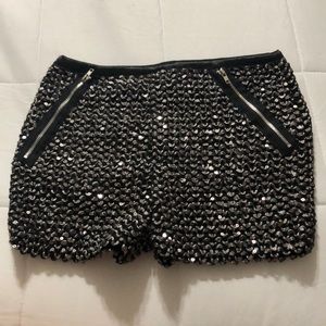 Sequined Shorts